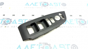 Front left window lifter control trim Honda Accord 18-22 black