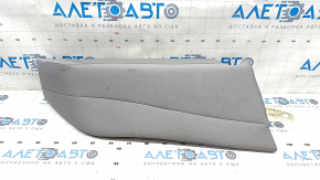 Rear seat side panel right Honda Accord 18-22 rag gray, needs cleaning, broken mount