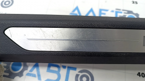 Door sill trim front left BMW X5 G05 19-23 black with chrome insert BMW, backlight, scratches