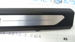 Door sill trim front right BMW X5 G05 19-23 black with chrome insert BMW, backlight, worn