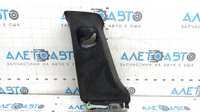 Center pillar trim upper belt left Tesla Model S 12-15 pre-rest, black
