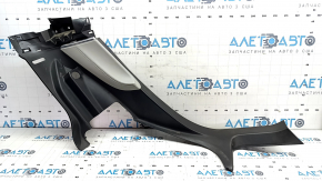Rear pillar trim lower left Tesla Model S 12-15 pre-rest, type 1, black, with gray insert