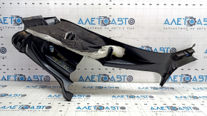 Rear pillar trim lower right Tesla Model S 12-15 pre-rest, type 1, black, with gray insert, scratches, worn Used