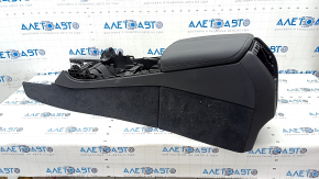 Console central armrest BMW X5 G05 19-22 leather black with heating, scratch, tear