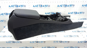Console central armrest BMW X5 G05 19-22 leather black with heating, scratch, tear