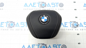 Airbag in steering wheel driver BMW X5 G05 19-23 leather black