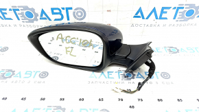 Side mirror left Honda Accord 18-22 7 pins BSM, blue