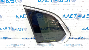 Window blind glass rear left BMW X5 G05 19-23 chrome, scratch