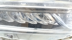 Headlight front right bare Honda Accord 18-22 hybrid, sand, scratch, crack in mount