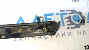 Molding door-glass central rear left Mazda CX-7 06-09 chrome, scuffs, broken fastening, missing plug