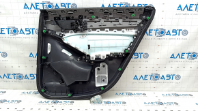 Door trim card rear left Honda Accord 18-22 black with gray insert leather