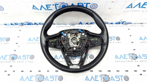 Steering wheel bare BMW X5 G05 19-23 leather black with heating under petals, Sport, scratches, cut