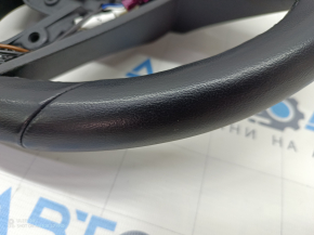 Steering wheel bare BMW X5 G05 19-23 leather black with heating under petals, Sport, scratches, cut