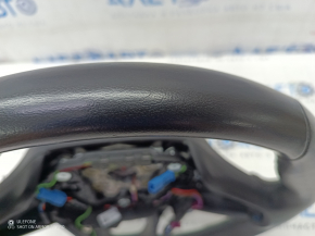 Steering wheel bare BMW X5 G05 19-23 leather black with heating under petals, Sport, scratches, cut