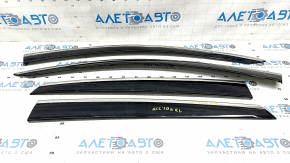 Set of wind deflectors Honda Accord 18-22 dent on the front right molding