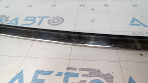 Upper door molding front left Hyundai Sonata 15-19 chrome, scratches