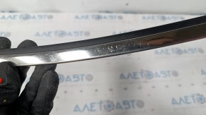 Upper front left door molding Honda Accord 13-17 chrome, scratches