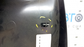 Tesla Model S 12-20 black lower trunk door trim, scratches, broken fasteners