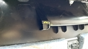 Tesla Model S 12-20 black lower trunk door trim, scratches, broken fasteners