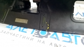 Tesla Model S 12-20 black lower trunk door trim, scratches, broken fasteners