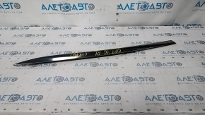 Rear left window molding Kia Optima 16- chrome, broken fasteners