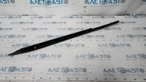 Rear left window molding Kia Optima 16- chrome, broken fasteners