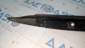 Rear left window molding Kia Optima 16- chrome, broken fasteners