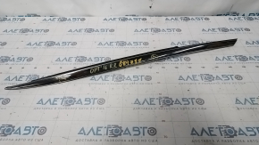 Rear right window molding Kia Optima 16- chrome, broken fasteners, bump, scratches