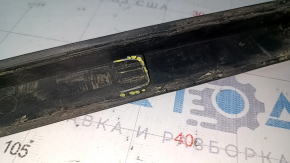 Rear right window molding Kia Optima 16- chrome, broken fasteners, bump, scratches