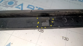 Rear right window molding Kia Optima 16 - chrome, broken fasteners, scratches