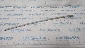 Upper rear left door molding Kia Optima 11-15 chrome, scratches, broken fastener