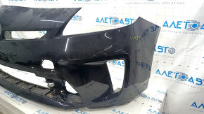 Front bumper bare Toyota Prius 30 13-15 rest, black, crack, scratches