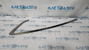 Upper rear left door molding Acura ILX 13 - chrome, deformed, bumps, broken fastener