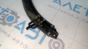 Upper rear left door molding Acura ILX 13 - chrome, deformed, bumps, broken fastener