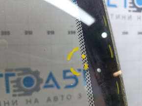Tesla Model S 12-20 windshield for rain sensor, air on edge, sand