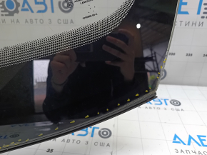 Tesla Model S 12-20 windshield for rain sensor, air on edge, sand