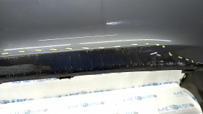 Rear bumper complete BMW 5 G30 17-20 with parking sensors, wiring, frame and fasteners, M Sport, black, scratches, crack in fastener
