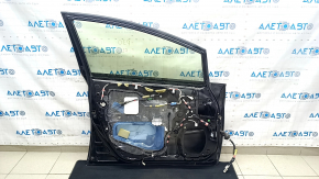 Door assembly front left Toyota Prius 30 10-15 keyless, black 202, butt