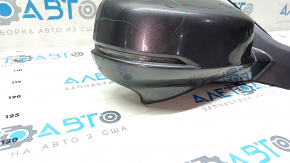 Side mirror right Honda Accord 16-17 12 pins, turn signal, camera, graphite, scratch