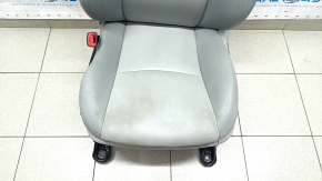 Driver's seat Toyota Prius 30 10-15 with airbag, electric, heated, leather, gray + light gray, for cleaning