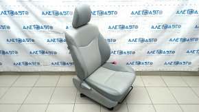 Passenger seat Toyota Prius 30 10-15 with airbag, mechanical, heated, leather, gray + light gray