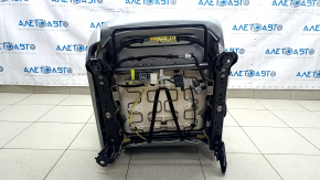 Passenger seat Toyota Prius 30 10-15 with airbag, mechanical, heated, leather, gray + light gray