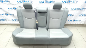 Rear row of seats 2nd row Toyota Prius 30 10-15 leather, gray + light gray, dented leather, tear, needs cleaning