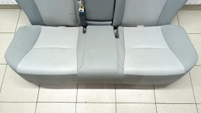 Rear row of seats 2nd row Toyota Prius 30 10-15 leather, gray + light gray, dented leather, tear, needs cleaning