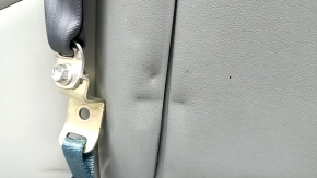 Rear row of seats 2nd row Toyota Prius 30 10-15 leather, gray + light gray, dented leather, tear, needs cleaning