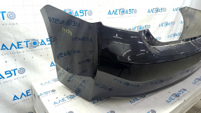Rear bumper bare Toyota Prius 30 10-15 black, cracks, dented