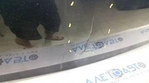Rear bumper bare Toyota Prius 30 10-15 black, cracks, dented