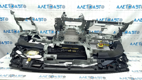 Torpedo front panel with AIRBAG Toyota Prius 30 10-15 under projection, black