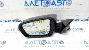 Left side mirror BMW 5 G30 17-23 5 pins, heated, turn signal, auto-dimming, Cerium Gray