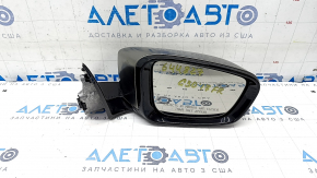 Side mirror right BMW 5 G30 17-23 5 pins, heated, turn signal, Cerium Gray, scratch